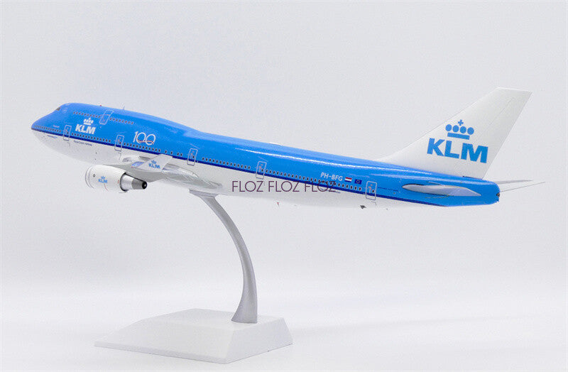 for JC Wings for KLM 100 for Boeing B747-400 PH-BFG 1:200 plane Pre-built Model