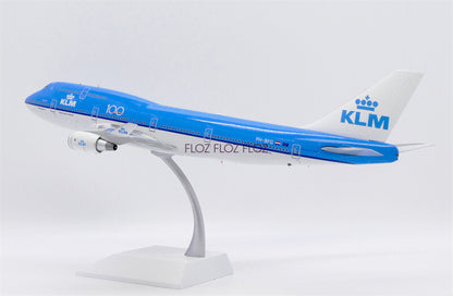 for JC Wings for KLM 100 for Boeing B747-400 PH-BFG 1:200 plane Pre-built Model