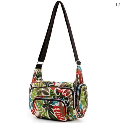 Messenger Crossbody Bag Summer Fashion Print Handbag Casual Bag 25*12*22 CM 1PC