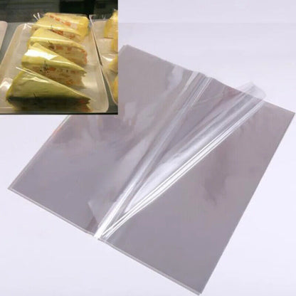 Bread Sandwich Plastic Film 500Pcs Clear Cellophane Baking Packing Food Wrappers
