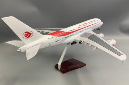 1:160 46CM AIR ALGERIE AIRBUS A380 Airplane Landing Gear Resin Aircraft Model