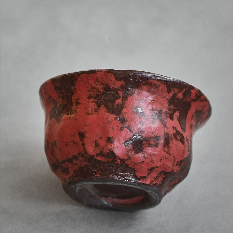 Ceramic Gaiwan Tureen Crude Pottery Japanese Style Bowl With Lid For Tea China