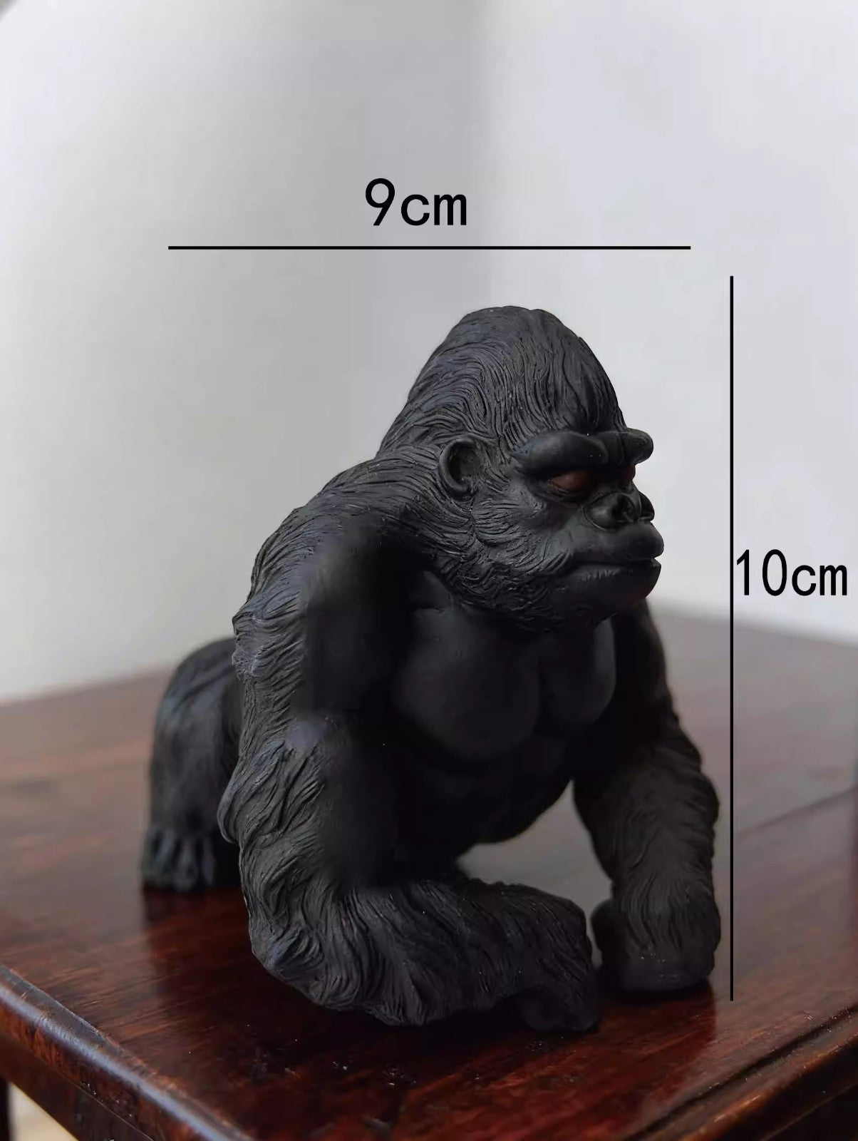 chinese yixing accessories zisha tea pet King Kong decoration black Clay Gorilla