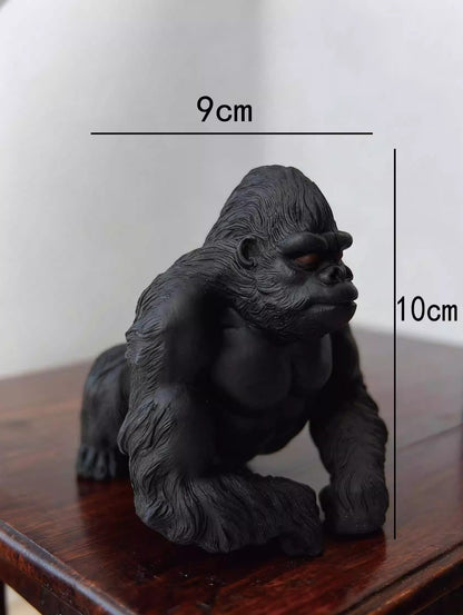 chinese yixing accessories zisha tea pet King Kong decoration black Clay Gorilla
