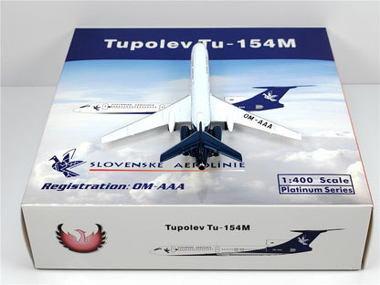 1:400 Phoenix SLOVENSKE AEROLINIE TupolevTU-154M Airplane Diecast Aircraft Model