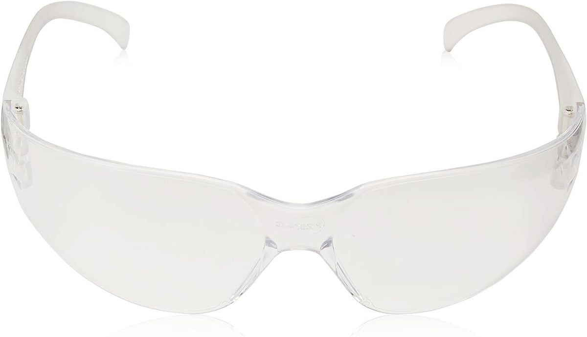 Polycarbonate ANSI Z87.1 Safety Glasses with Clear Lens, 99% UV Protection