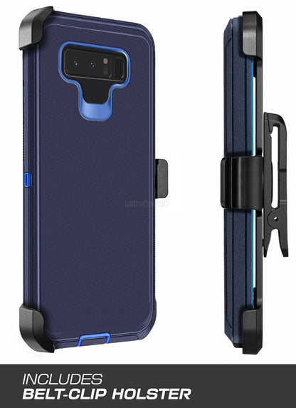 For Samsung Galaxy Note 8 Heavy Duty Rugged Hard Soft Case / Clip Holster Stand
