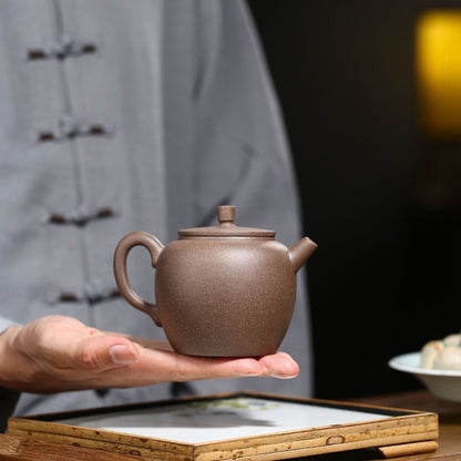 Tea Pot On Sales Chinese Character Carved Handmade Master Pot Yixing Duan Clay