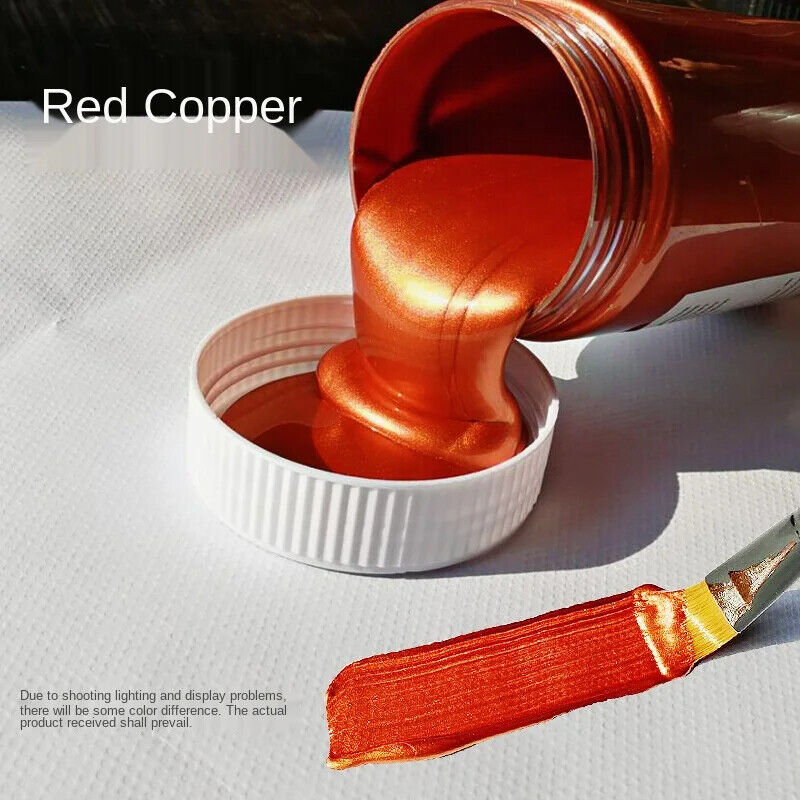 Acrylic Paint 60ml Gold Metallic Color DIY Waterproof Statuary Coloring Pigments