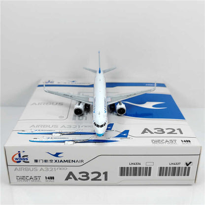 1:400 JC Wings XIAMENAIR AIRBUS A321neo Passenger Airplane Diecast Model