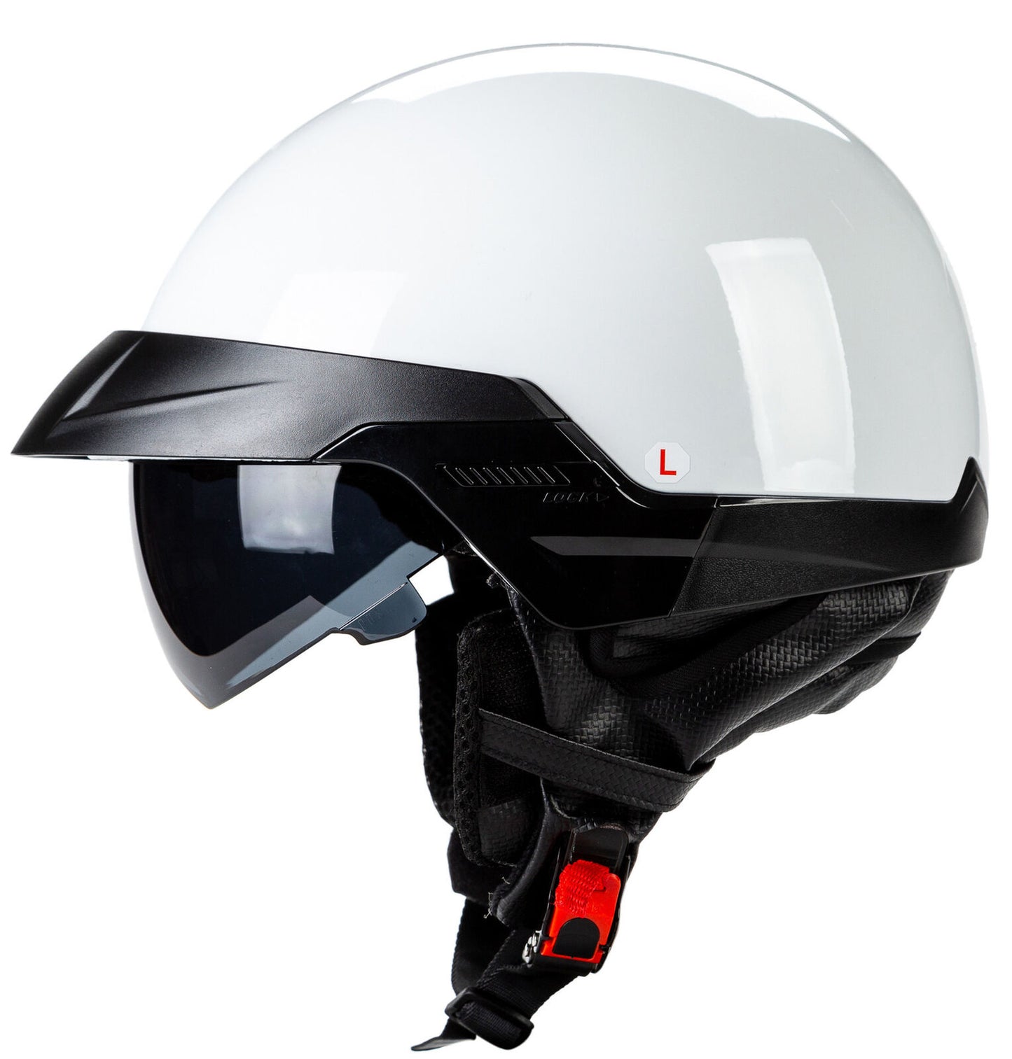 Motorcycle Half Helmet Motorcycle Helmet With Sun Visor DOT for All Seasons Gift