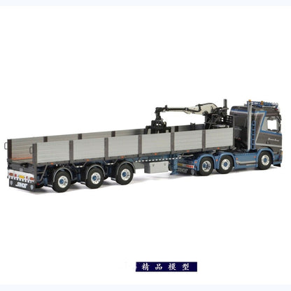 1:50 WSI GerardSerne SCANIA CR20N 6X2 TWIN STEER BRICK TRAILER Diecast Model