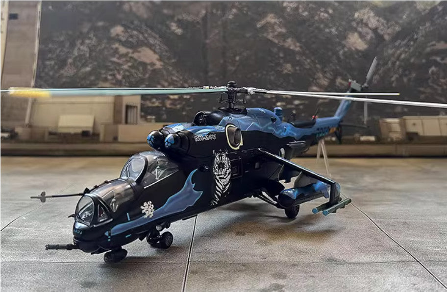 1:72 BLESS Polish Air Force Mi-24V Hind NTM 2005 Attack Helicopter Diecast Model