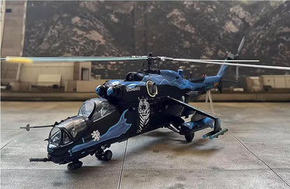 1:72 BLESS Polish Air Force Mi-24V Hind NTM 2005 Attack Helicopter Diecast Model