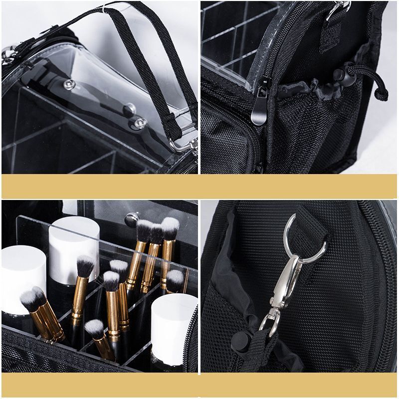 PVC Acrylic Makeup Bag Traveling Pouch Waterproof Transparent Cosmetic Purse 1PC