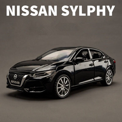 1:32 Nissan Sylphy Diecast Model Car Toy Vehicles Collection Sounds Kids Gifts