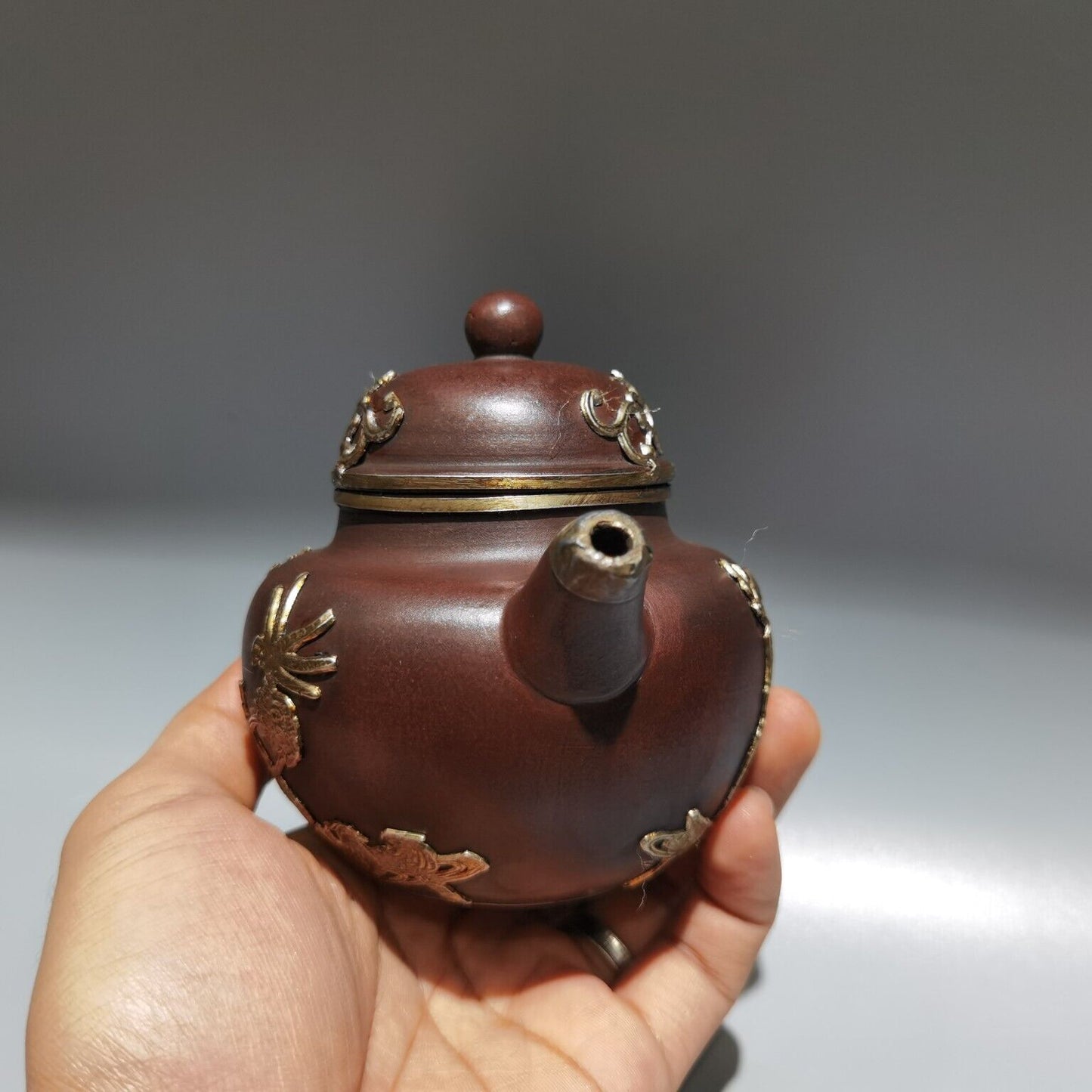 vintage chinese yixing purple clay teapot zisha ceremony exquisite gift teaware