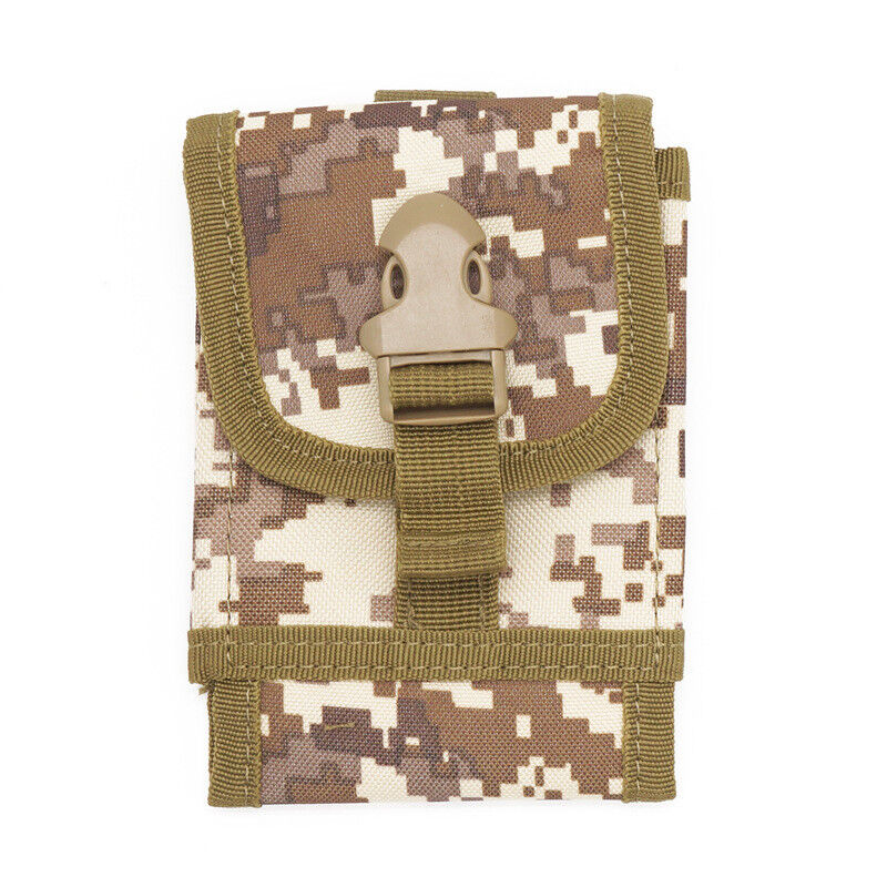 Metal Detector Camo Bag Waist Pack Hook Loop Belt Pouch Military Outdoor Sports