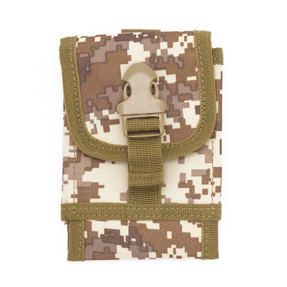 Metal Detector Camo Bag Waist Pack Hook Loop Belt Pouch Military Outdoor Sports