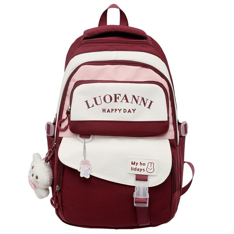 Girl School Bag Women Cute Backpack Lady BookBag College Backpack Laptop