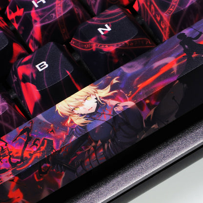 New 108 Keys Anime Fate/stay Night Keycap Set for Mechanical Keyboard Fast Ship