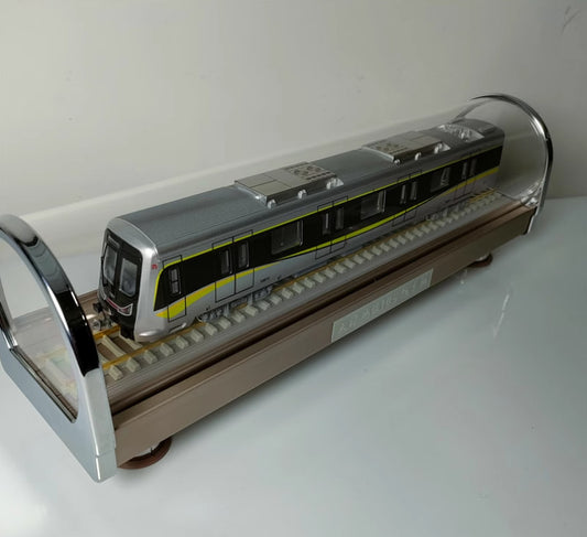 1:68 37CM Tianjin Metro Line 10 Subway Train Passenger Car Diecast Model