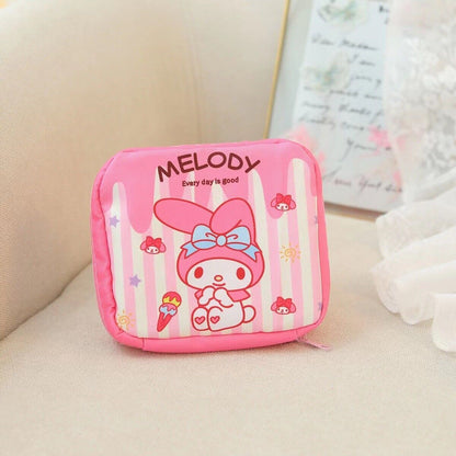 Girls' Portable Cute Jewelry Storage Bag Sanitary Cotton Storage Bag
