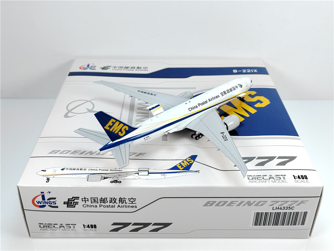 1:400 JC Wings EMS BOEING B777-200LRF Passenger Airplane Diecast Aircraft Model