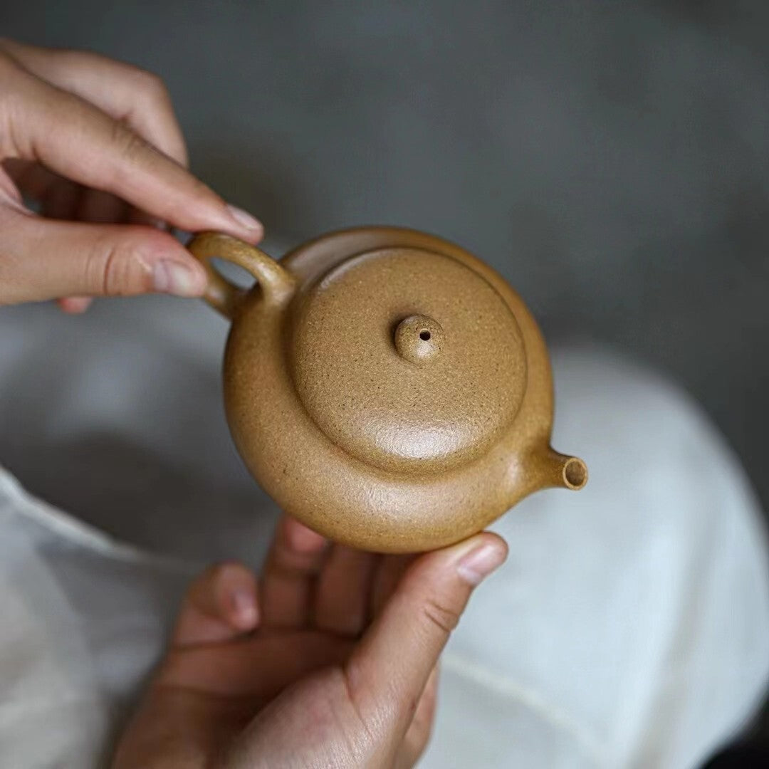 150ml Yixing Zisha Pottery Handmade Purple Clay JiangpoNi Bianyu Teapot Tea Pot