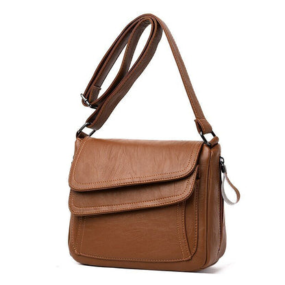 Genuine Leather Luxury Handbag Bag Summer White Purse Shoulder Messenger Bag 1PC