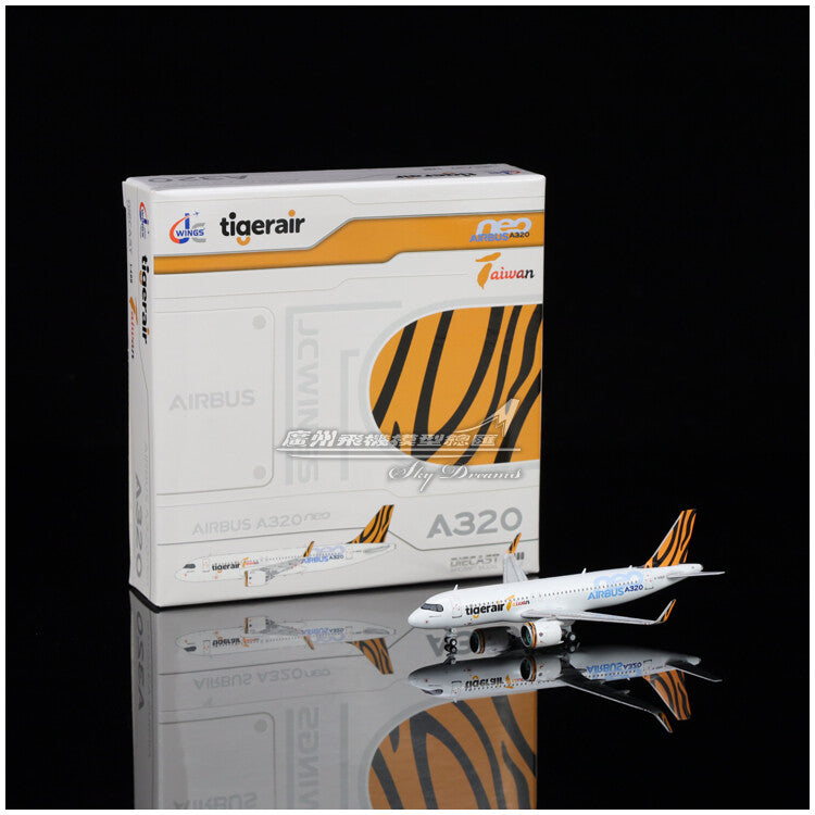 1:400 JC Wings Tigerair AIRBUS A320neo Passenger Airplane Diecast Aircraft Model