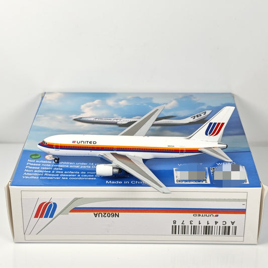 1:400 Aeroclassics United Airlines Boeing 767-200 Passenger Plane Diecast Model