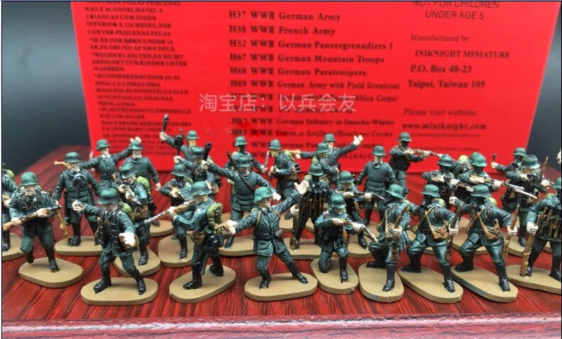 1/72 36Pcs World War I German Soldier Model