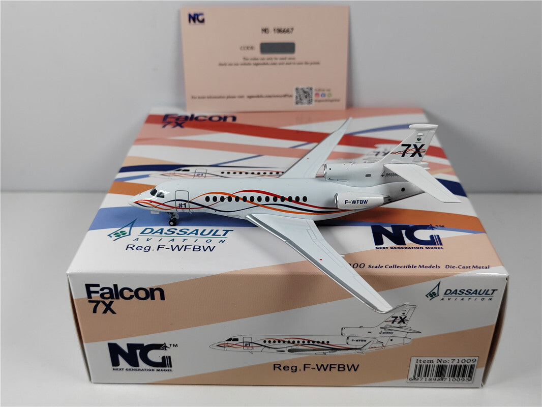 1:200 NG Model Dassault aviation Falcom 7x Airplane Diecast Aircraft Model