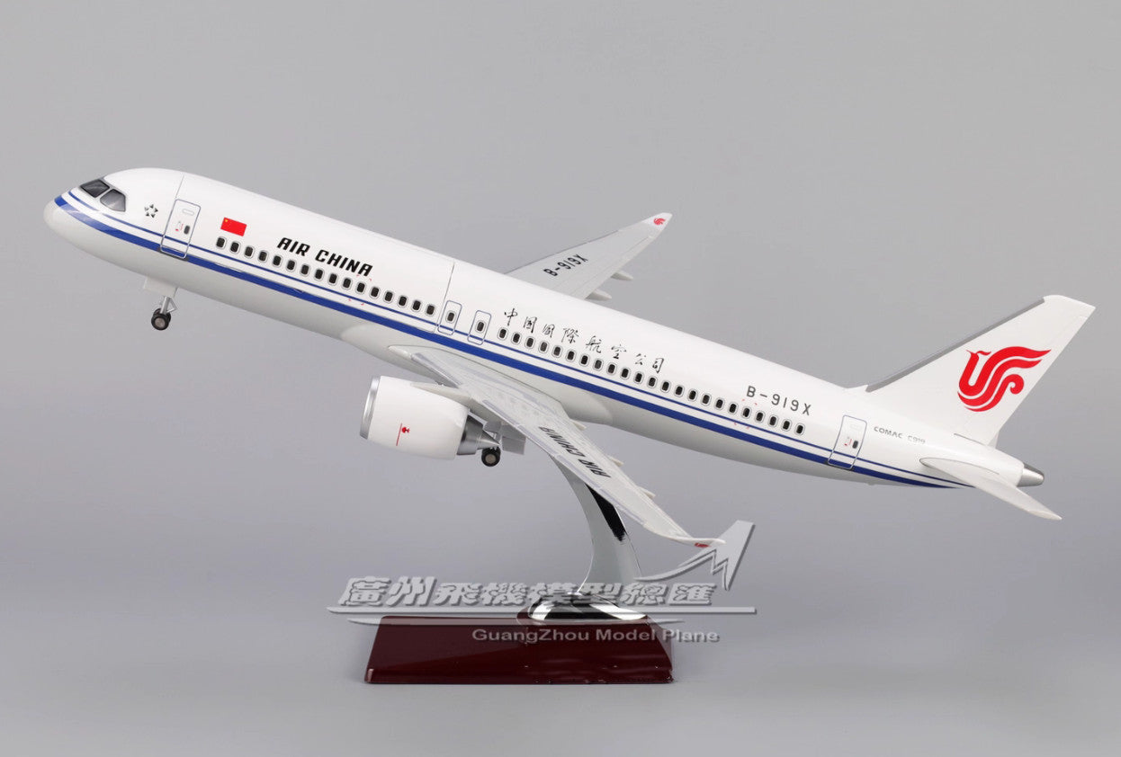 47CM 1:82 AIR CHINA COMAC C919 Plane Airplane Landing gear Resin Aircraft Model