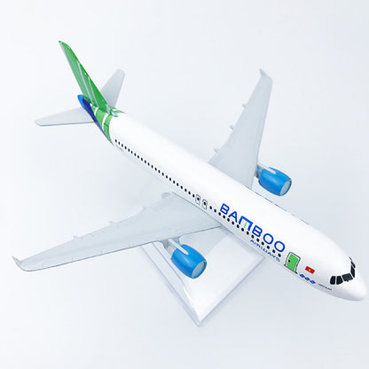 1/400 15cm Aircraft Vietnam Bamboo A320 Alloy Plane Model Airplane Craft