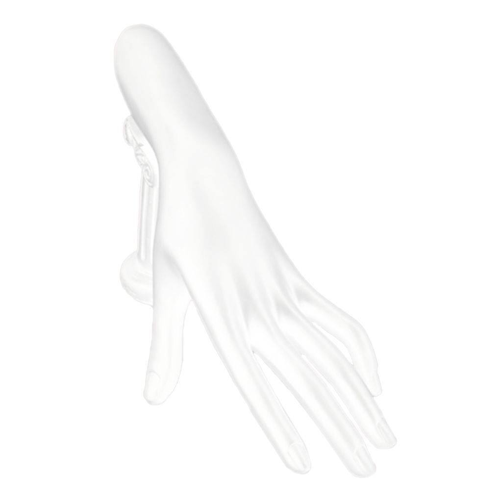 Hand Mannequin Form Resin Black Silver Jewelry Bracelet Ring Watch Display Stand