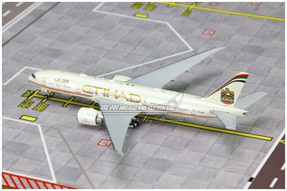 1:400 JC Wings ETIHAD AIRWAYS BOEING 777-200LR Passenger Airplane Diecast Model