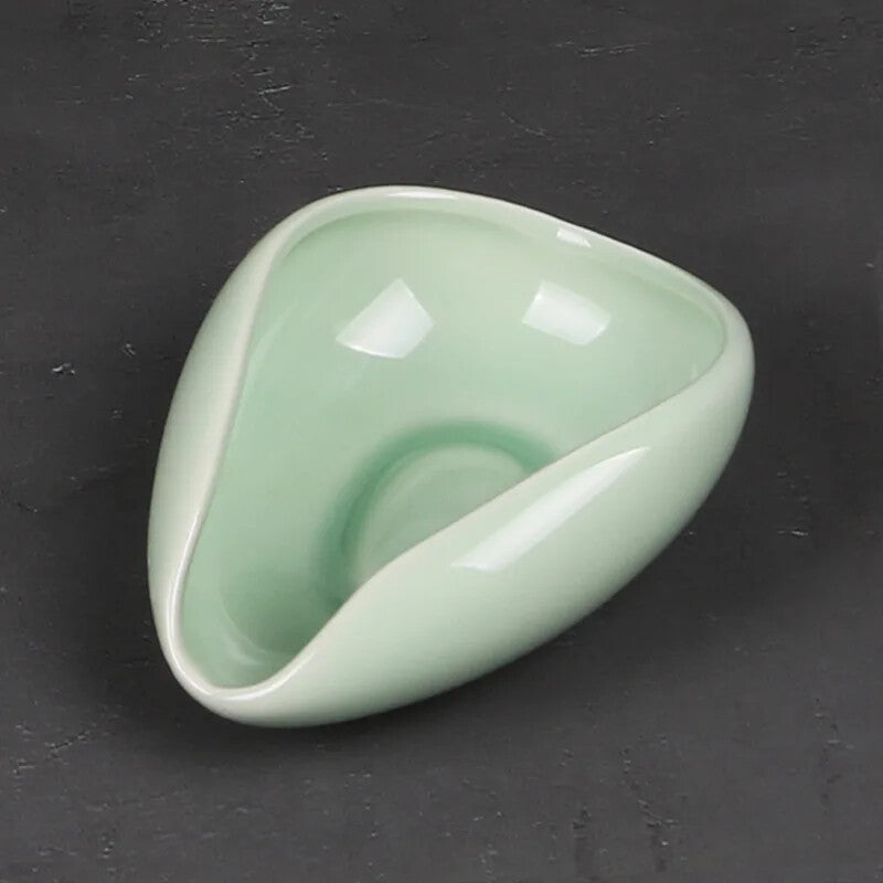 1pc 3.86" Ceramic Teaspoons Kung Fu Tea Set Porcelain Celadon Tea Spoon Shovel