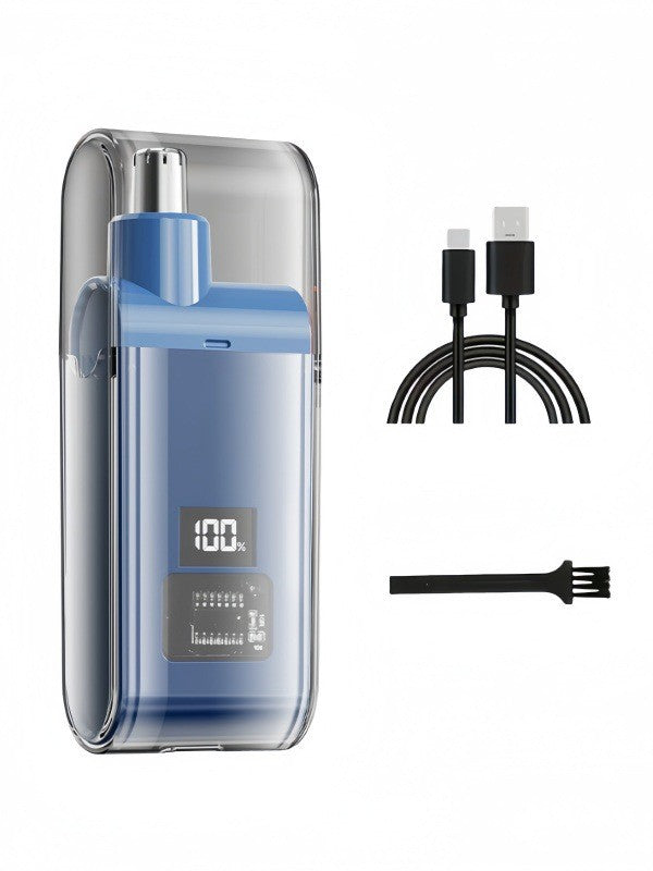 Ear and Nose Hair Trimmer with LED Display USB Rechargeable Water Resistant
