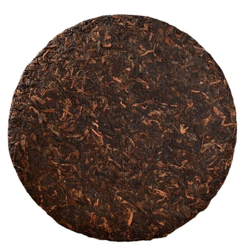 Natural 357g Yunnan Old Pu-Erh Cooked Tea Cake Big Tree Golden Bud Black Tea