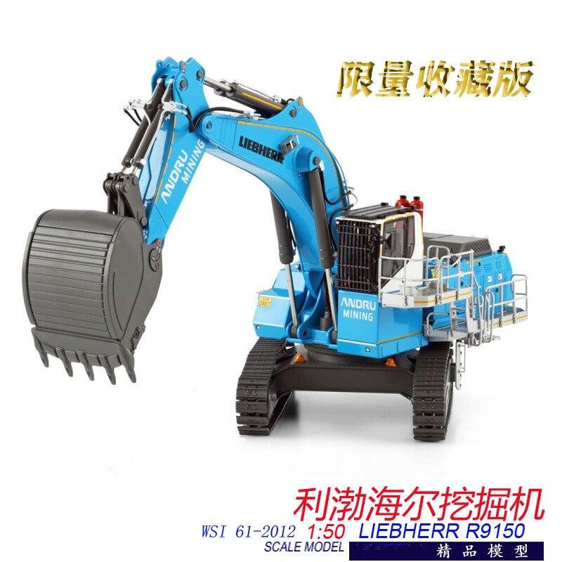 1:50 WSI Liebherr ANDRU MINING R9150 Excavator Construct Machine Diecast Model