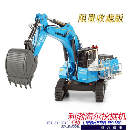 1:50 WSI Liebherr ANDRU MINING R9150 Excavator Construct Machine Diecast Model