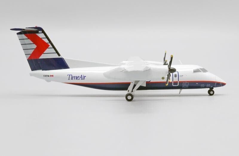 1:200 JC Wings Time Air BOMBARDIER Dash8-Q100 Passenger Airplane Diecast Model