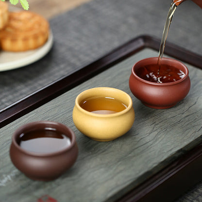 Handmade Tea Cup Yixing Zisha Purple Grit Master Cup Kungfu Tea Cup Chinese Cups