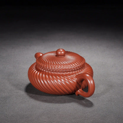 Chinese Yixing Zisha Clay Handmade Exquisite Teapo （仿古 底款：景舟制陶）