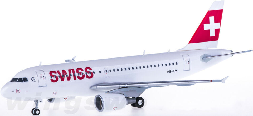 1:200 Herpa Swiss AIRBUS A319 Passenger Airplane ABS Plastic Aircraft Model
