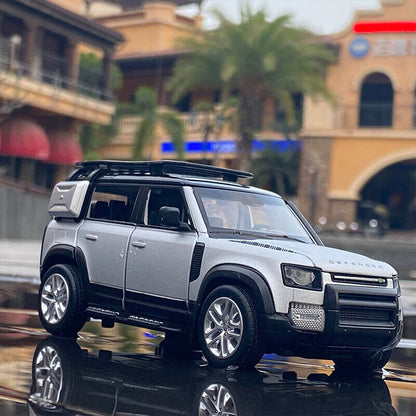 1:32 Land Rover Defender Diecast Model Car SUV Toy Vehicles Sound Light Kid Gift