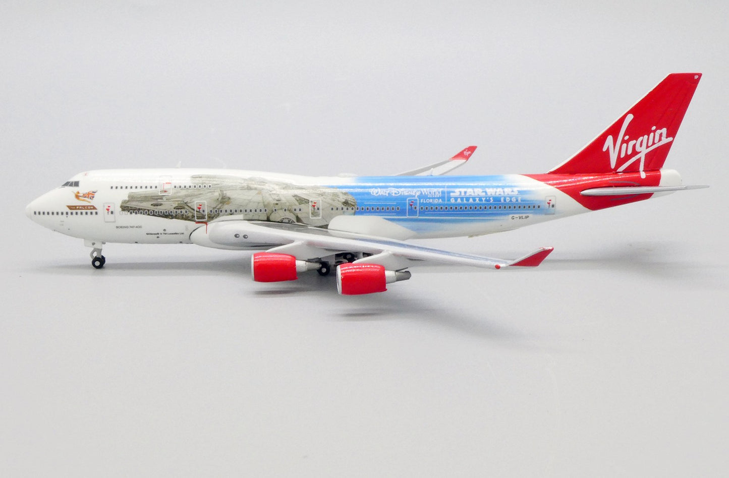 1:400 JC Wings Virgin Atlantic Boeing 747-400 Airplane Diecast Aircraft Model