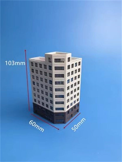 1/300 Scale Railway Station Scene Building City High-Rise Building Model Toy
